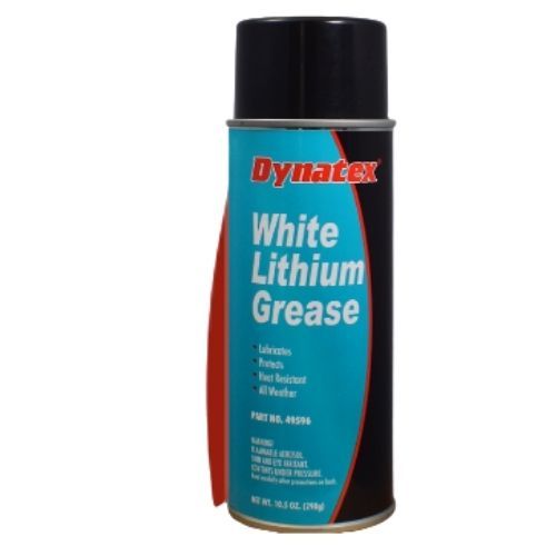 White lithium grease spray